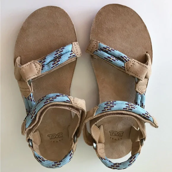 EUC In Box - Teva Original Universal Rope Sandals - Canal Blue - Picture 3 of 8